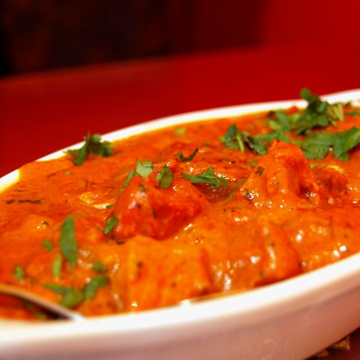 Butter chicken masala in a creamy tomato sauce